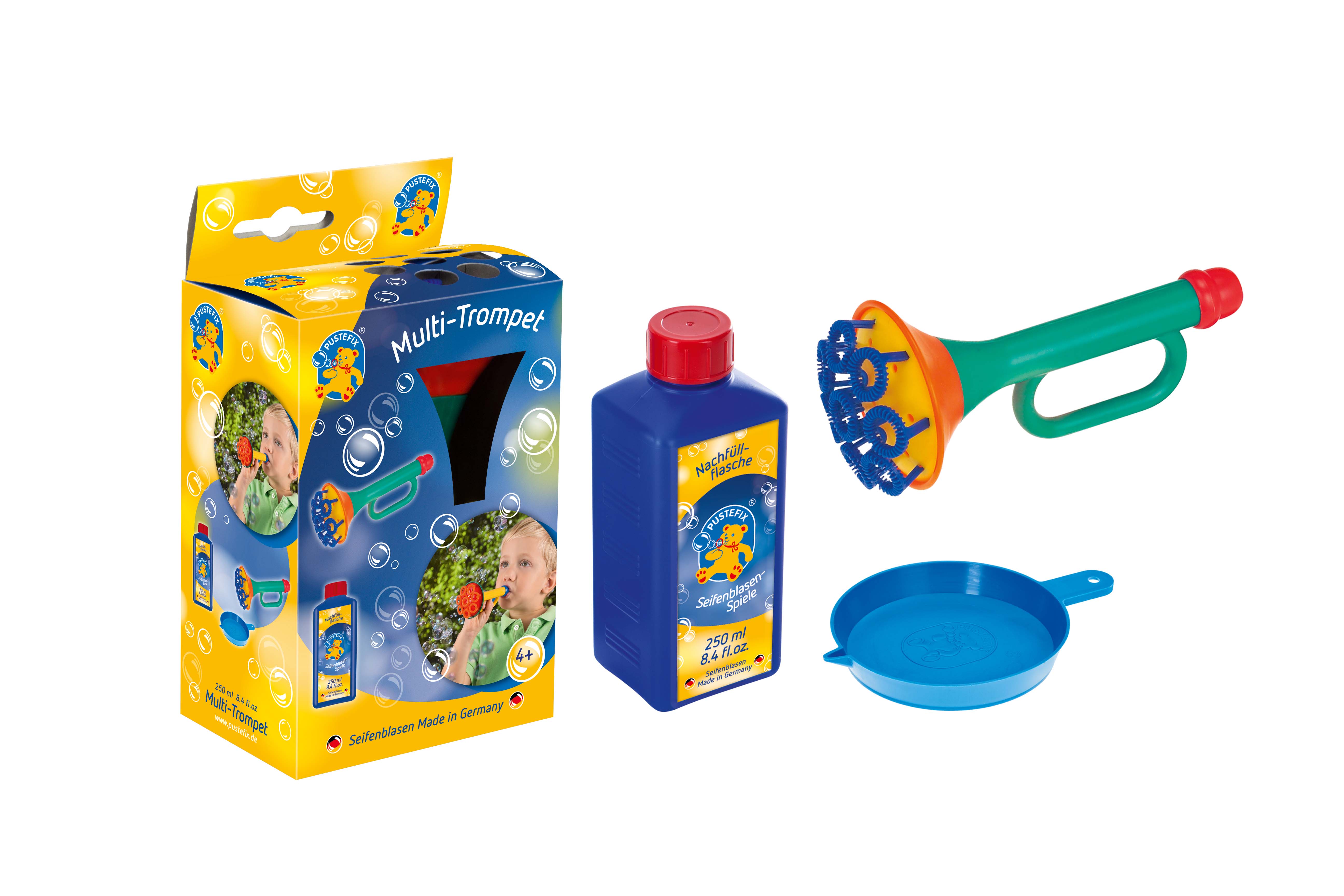 HQ Kites & Designs - Wholesale Bubble Wand - Kids - Pustefix Multi Bubble Trumpet1