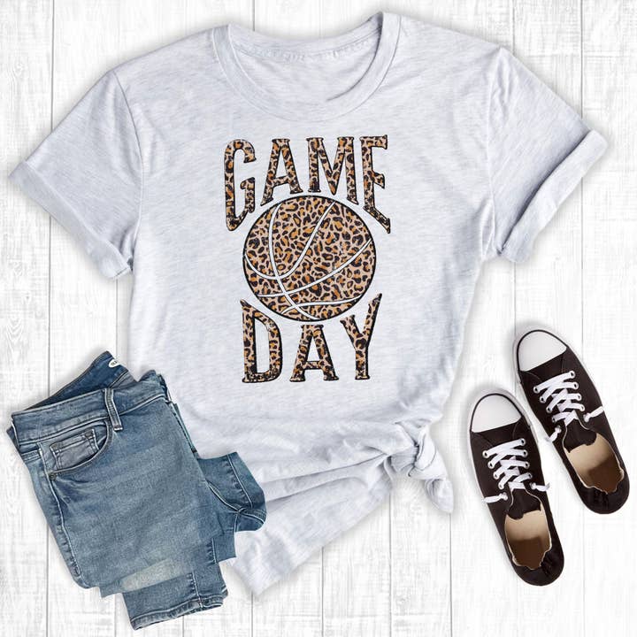 Basketball Leopard Game Day pour la vente par Rebel Rose