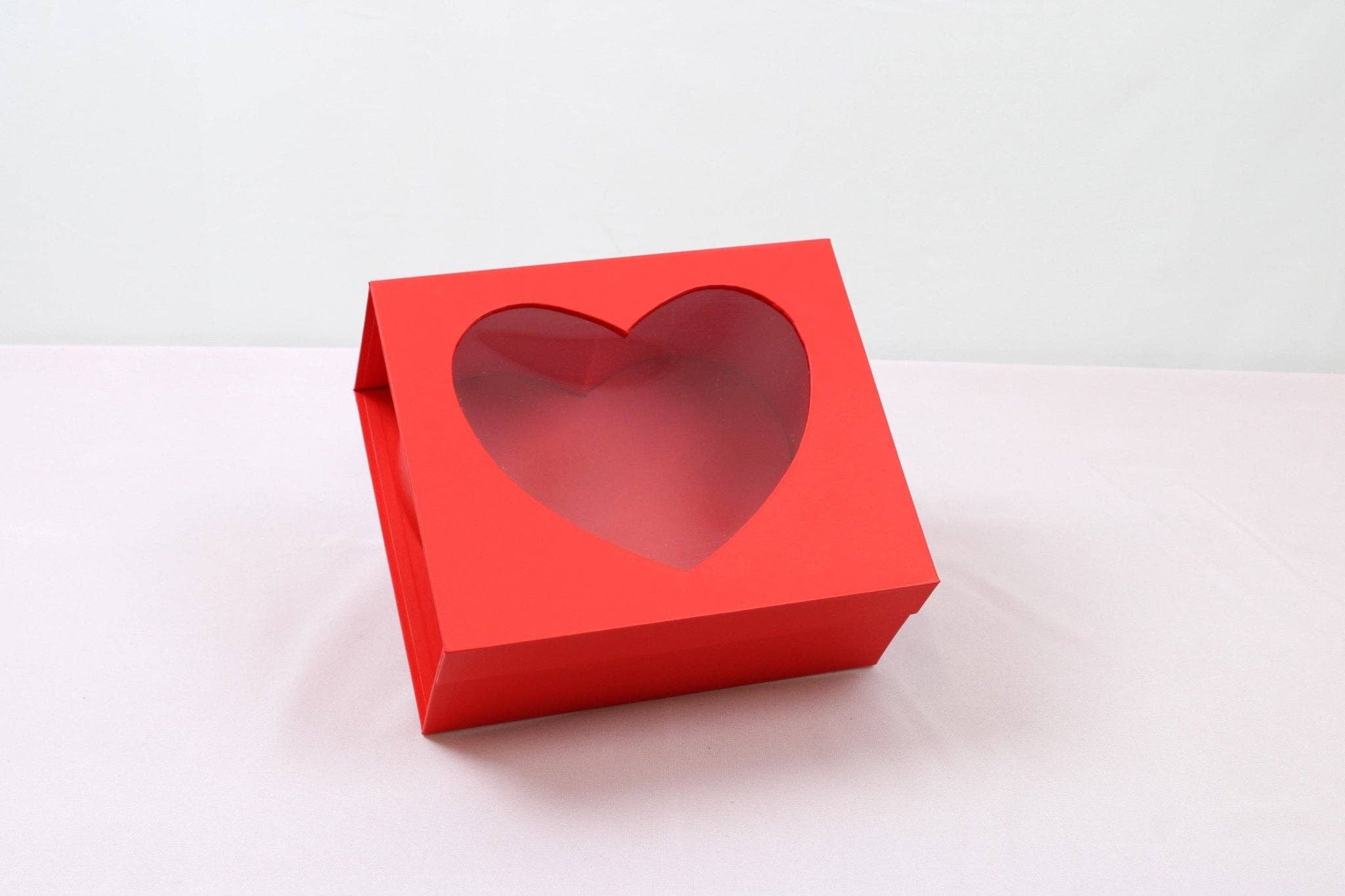 Elegant Design Supply - Wholesale Gift Box - Square Magentic Heart Flower Gift Box10