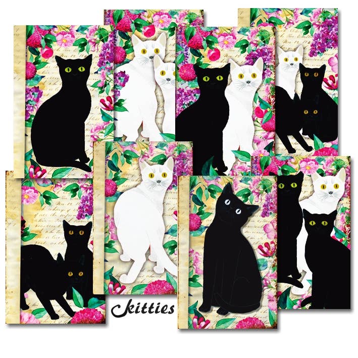 Kitties - Gift Tag Set 24 pcs for wholesale by DECORER