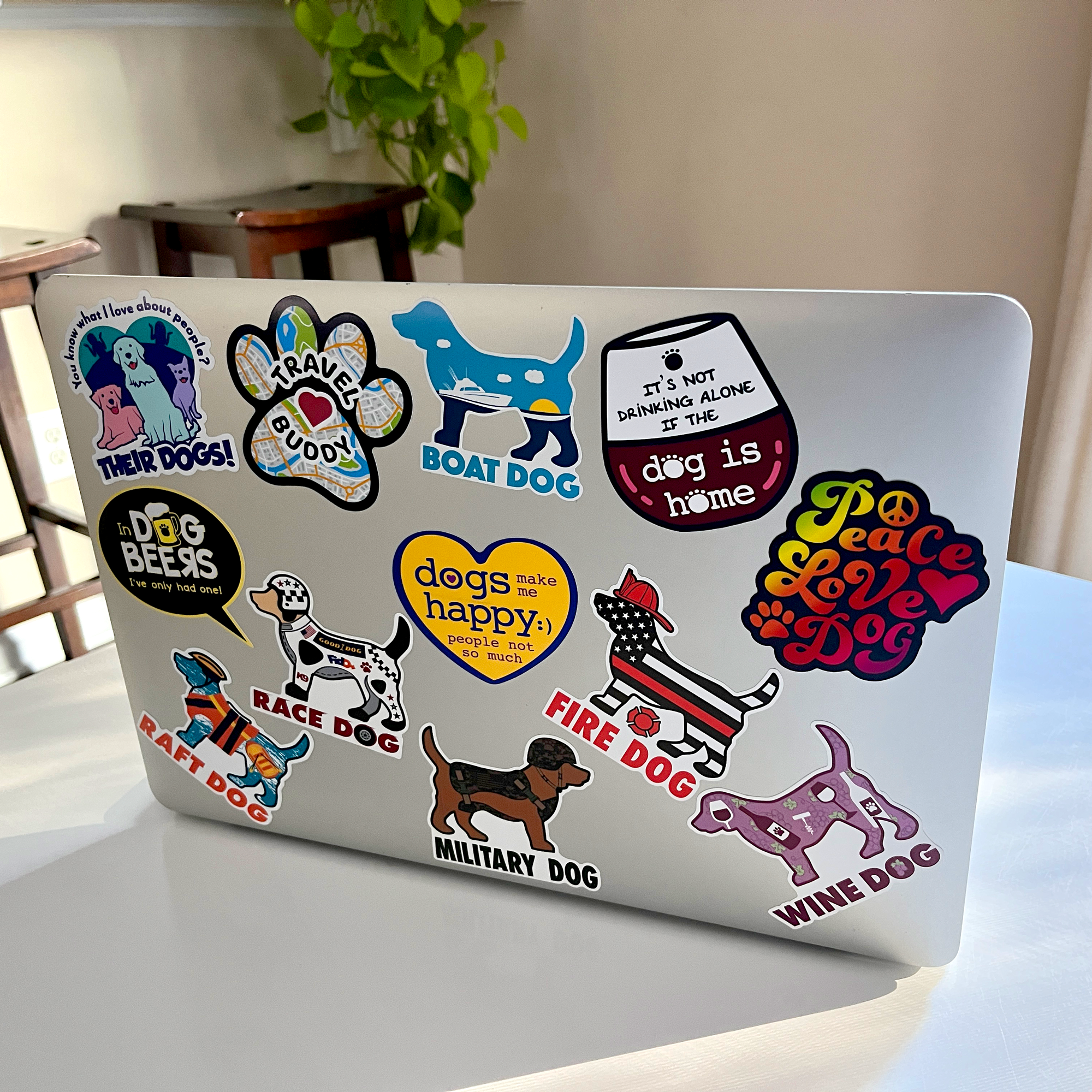 Dog Speak – Engroshandel Klistermærke – 3" klistermærke - Bådhund5