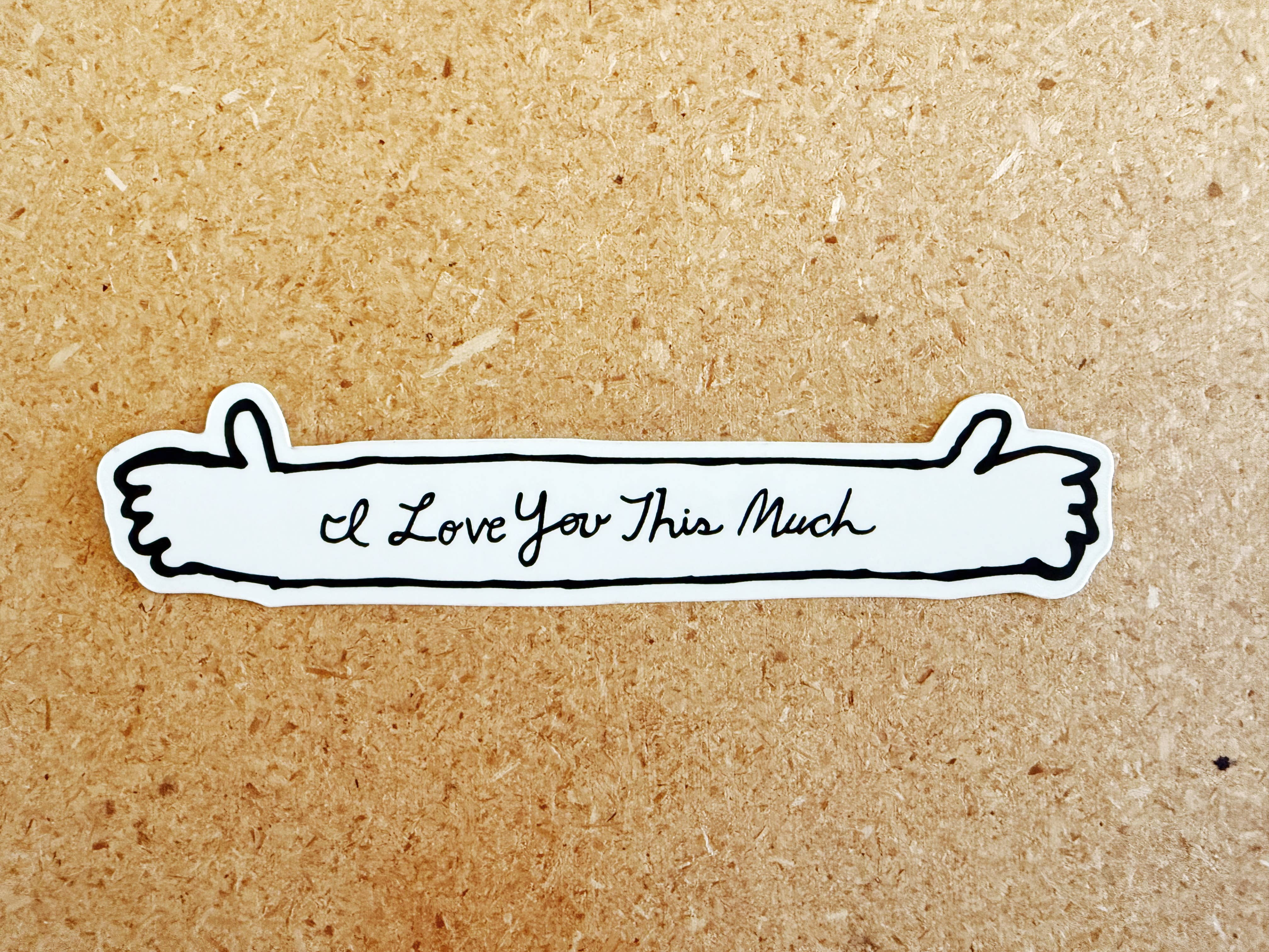 My Name Is Not Darren - Vendita all'ingrosso Adesivo - Ti amo Matte - Adesivo4