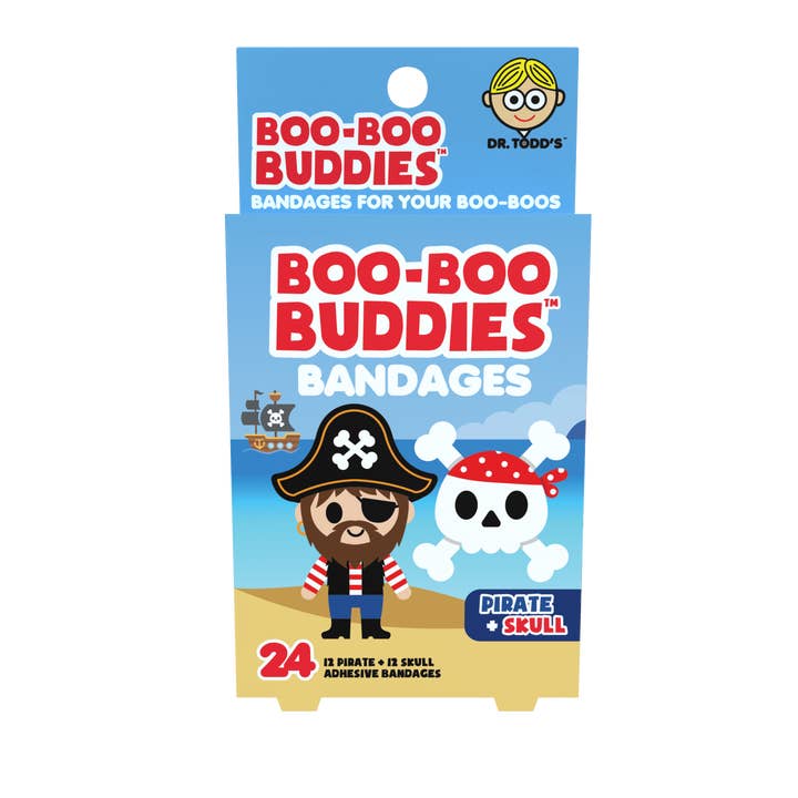 Boo Boo Buddies - Vente Pansement/bandage - Bandages Pirate & Skull 24 unités Dr. Todd’s Boo Boo Buddies®3
