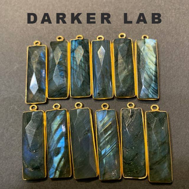 KBD Studio - Venta al por mayor Pulseras tipo brazalete - Brazalete de cuero de 5 cm con piedra semipreciosa (marrón envejecido)4