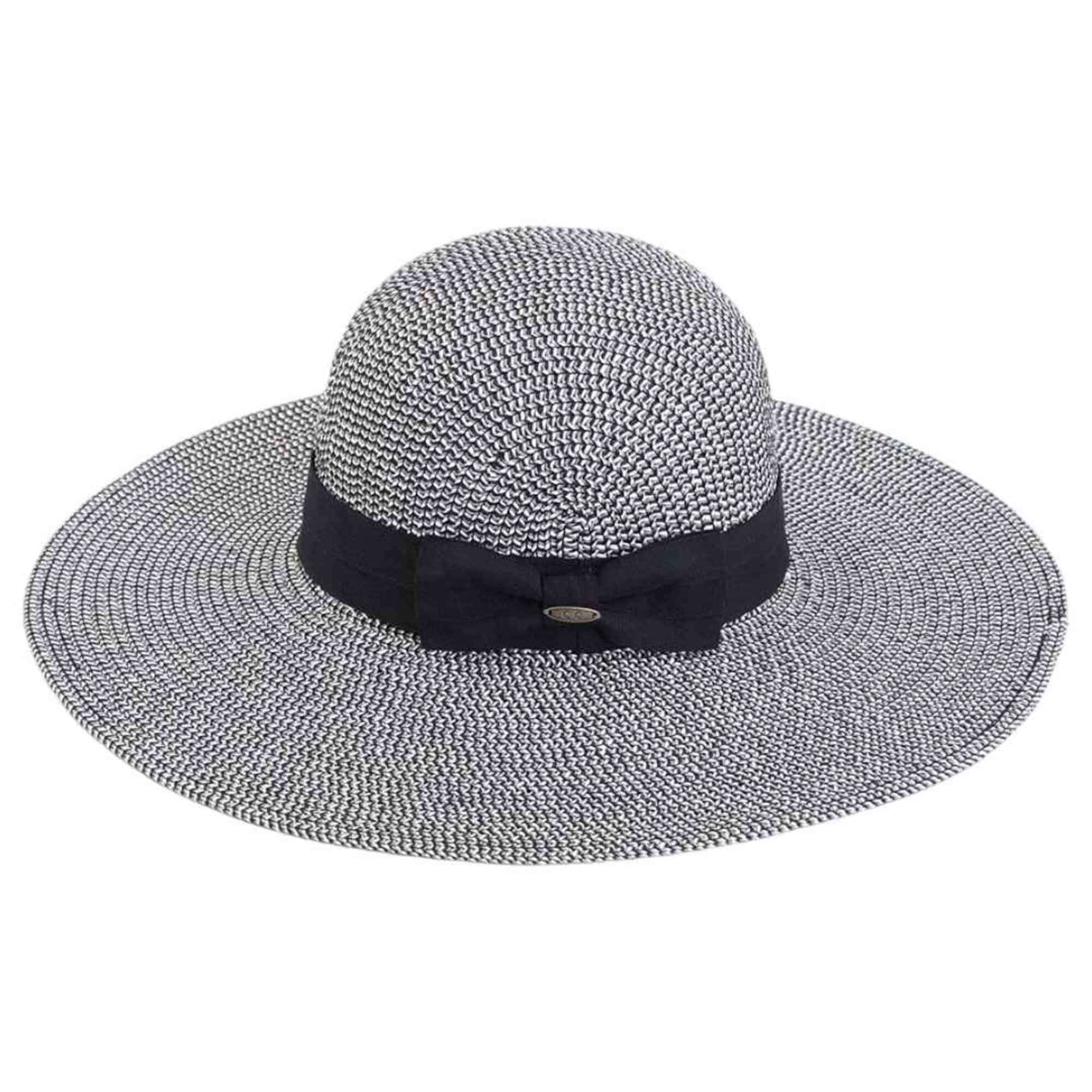 MiMi Wholesale - Wholesale Straw Hat - Women's - ST3954 Foldable Straw Sun Hat With Detachable Bow0