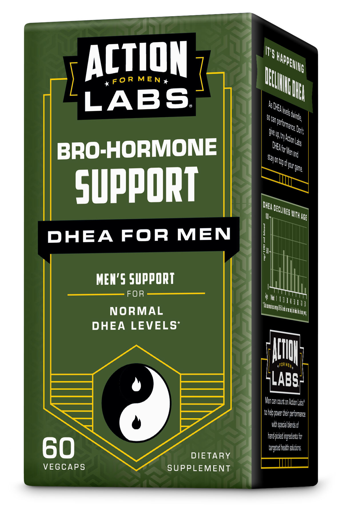 Action Labs - Wholesale Oral Supplement/Vitamin - DHEA for Men | Bro-Hormone Support3