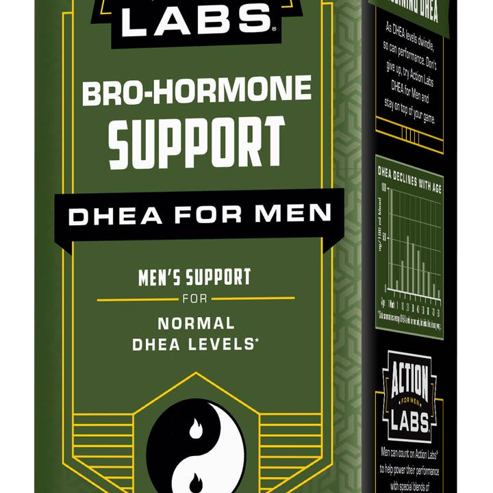 Action Labs - Wholesale Oral Supplement/Vitamin - DHEA for Men | Bro-Hormone Support3