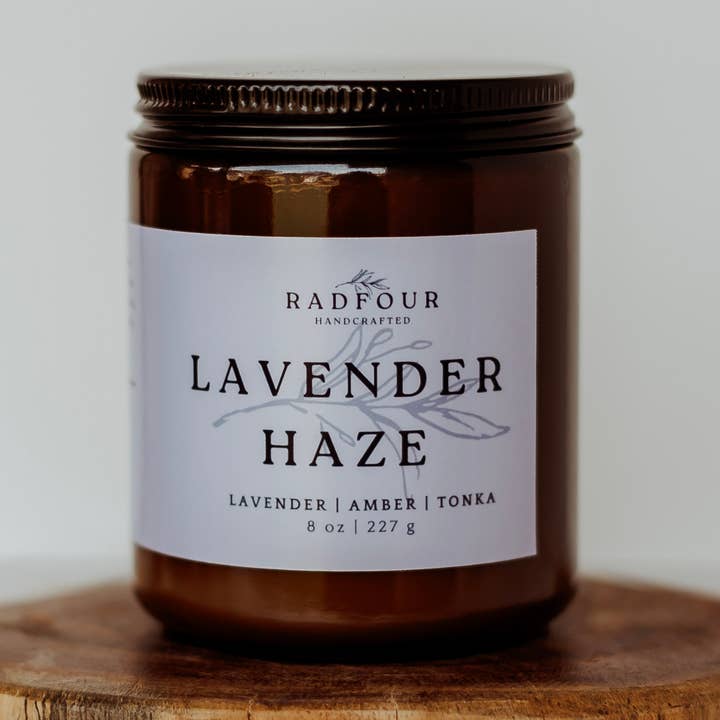 Lavender Haze Candle for wholesale by Radfour Handcrafted