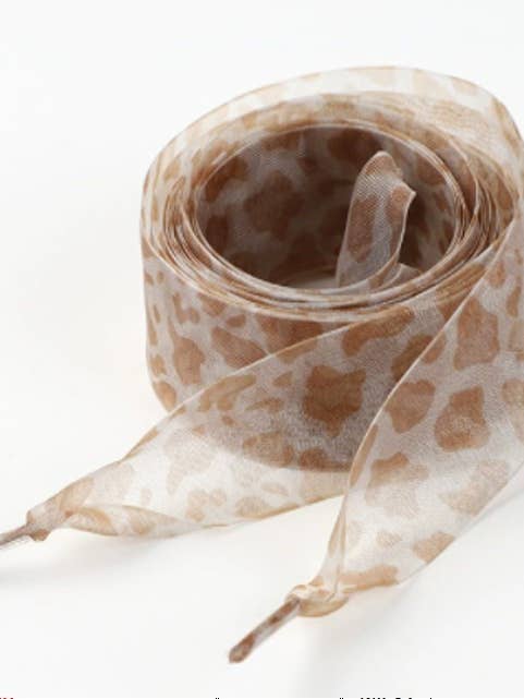 JOSSLYN by wall to wall - Wholesale Shoelaces - Women's - ANIMAL SATIN ORGANZA SHOE LACE | 40SD113
