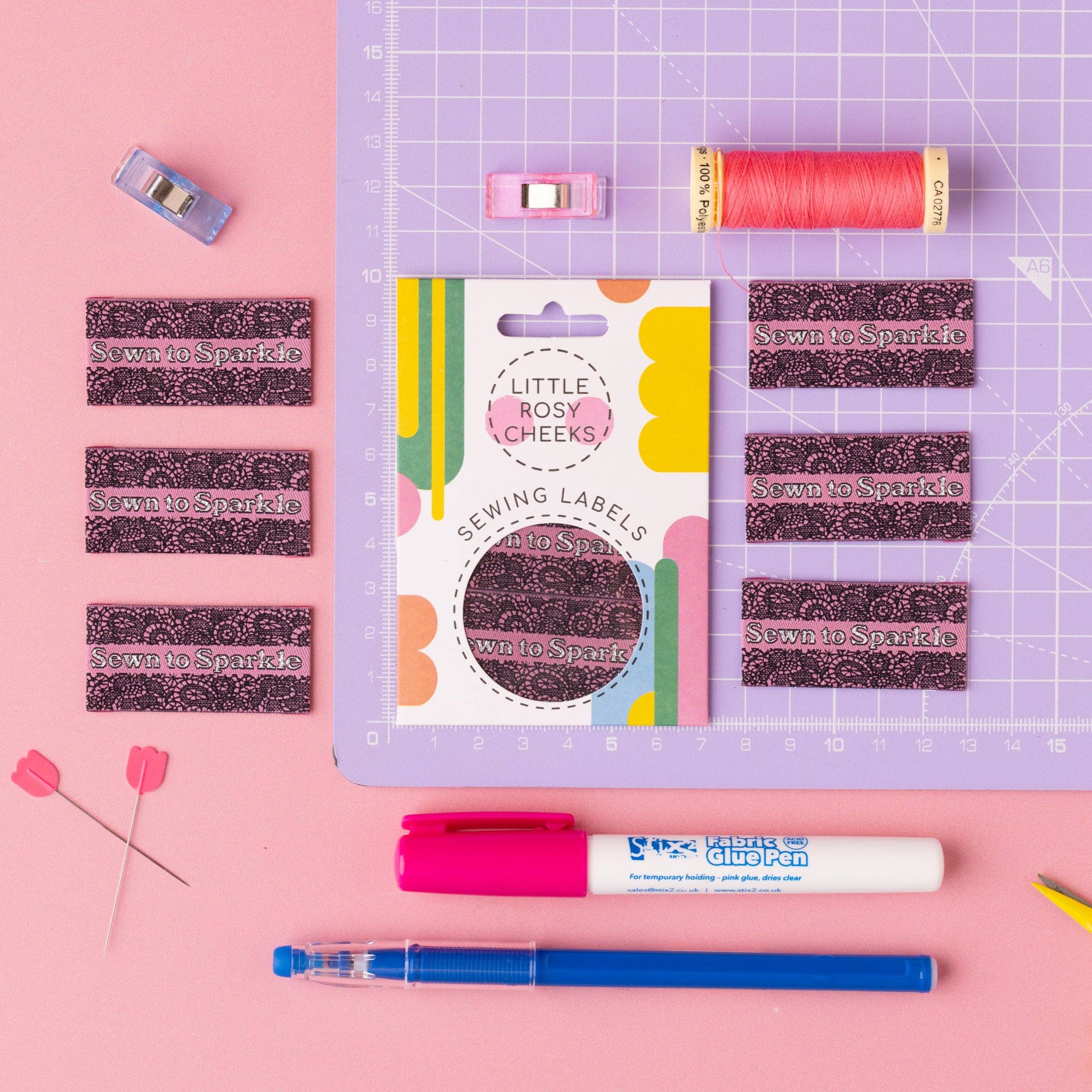 Little Rosy Cheeks - Wholesale Craft Supplies - SEWN TO SPARKLE - Sewing Labels Tags1