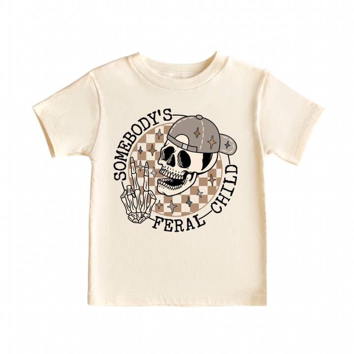 Criança Selvagem de Alguém - T-shirt 100% Algodão por atacado de Sue + Jane