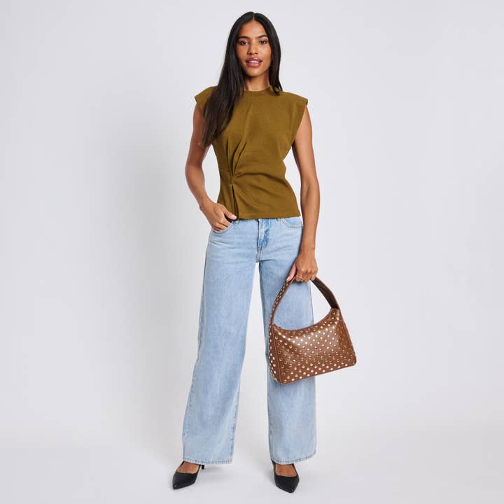 Moda Luxe - Wholesale Shoulder Bag - Women's - Rebel Studded Shoulder Bag11