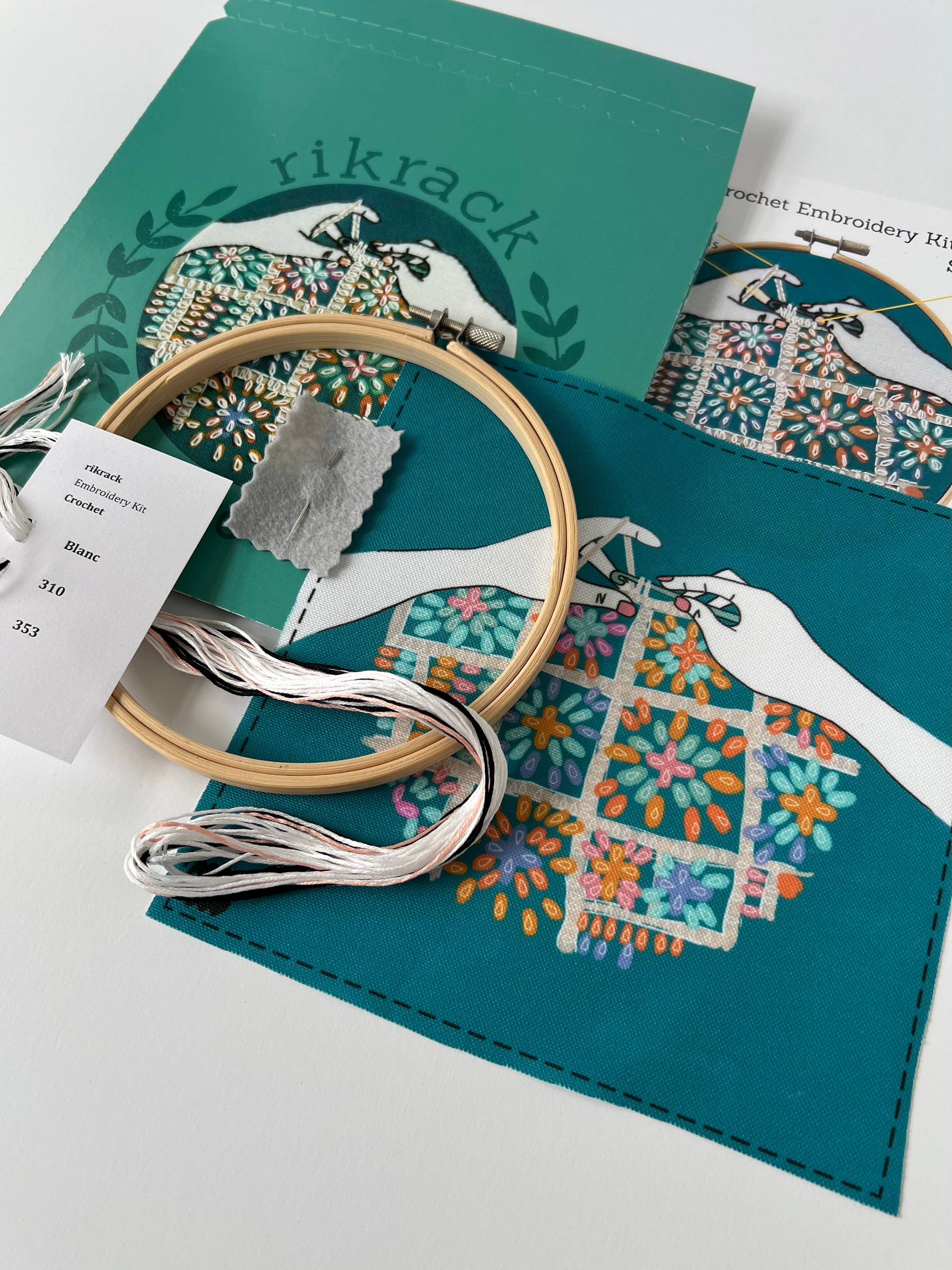 Rikrack - Wholesale Embroidery/Cross Stitch Supplies - Crochet Embroidery Kit4