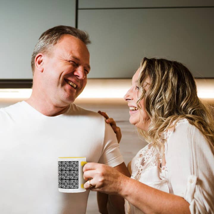 3dRose – Engroshandel Kaffekrus – 3dRose, Trykt Krøllet Design Gentaget, Krus3