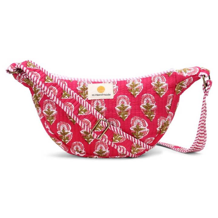 Hi Handmade - Wholesale Crossbody bag – Women's - Cotton Sling Bag - Pink4