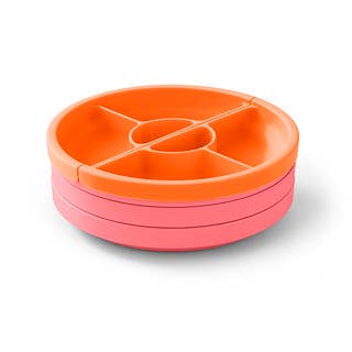 OmieLife - Wholesale Dinner Plate - Kids & Baby - NEW OmiePlate 3 Plate + 2 Dividers Single Color Kit