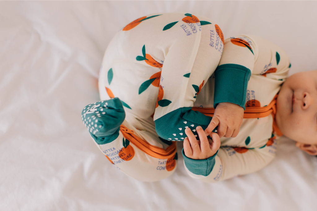 Tangerine Rêve - Wholesale Jumpsuit - Baby - Tangerine Oats Convertible Romper3