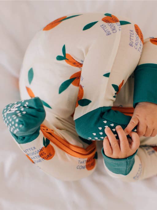 Tangerine Rêve - Wholesale Jumpsuit - Baby - Tangerine Oats Convertible Romper3