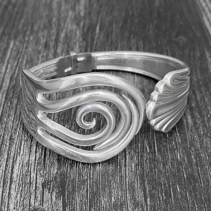 Spiral #2 Fork Bracelet, Octopus Inspired Jewelry for wholesale by Marchello Art