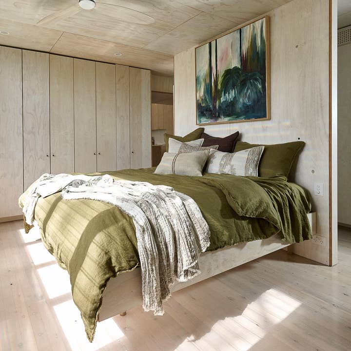 Olive Påslakan i franskt linne - Olive för wholesale på Faire1