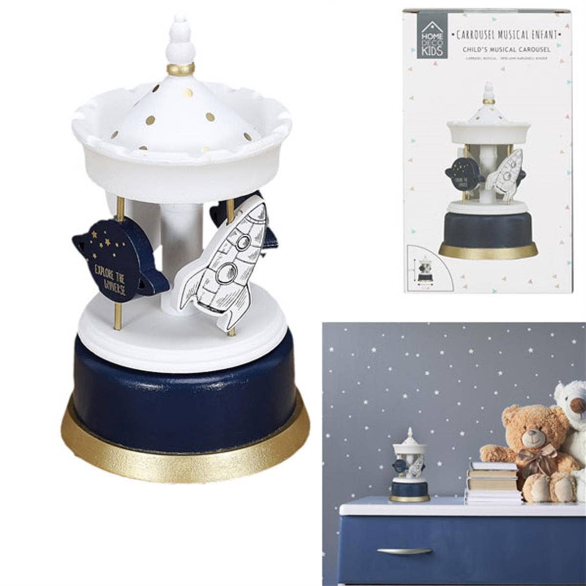 TSJJ - Wholesale Musical Toy - Kids & Baby - Children's Musical Carousel Boy0