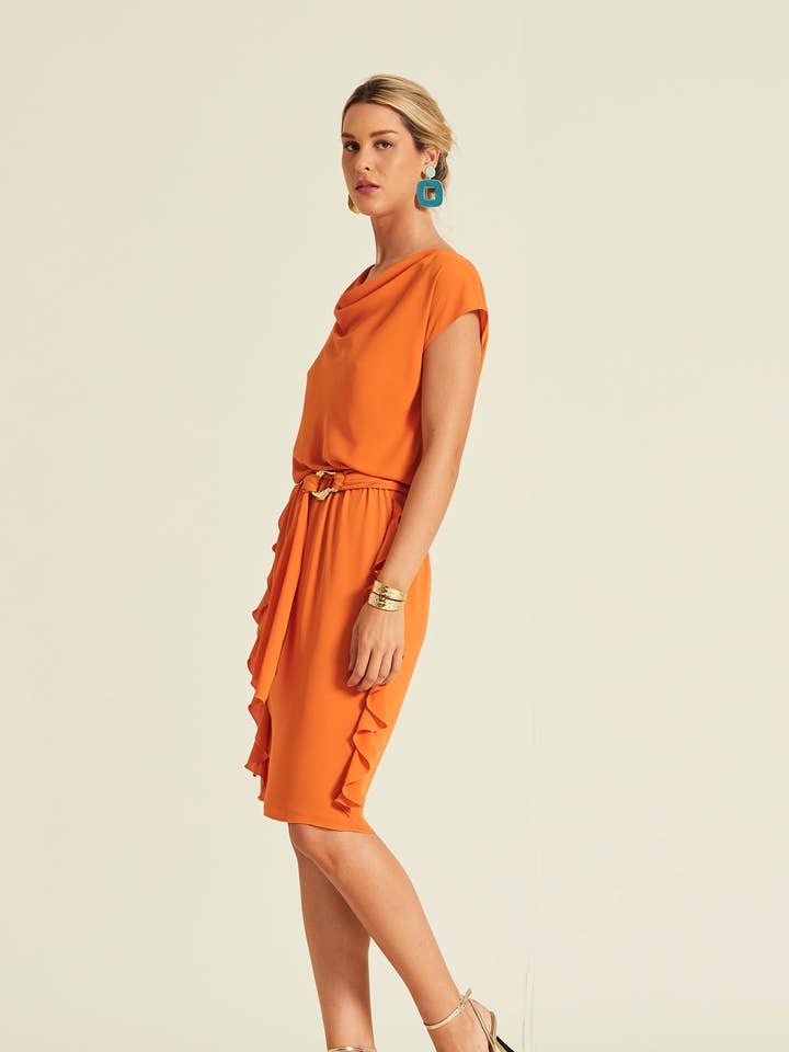 Elona Chiffon Dress for wholesale by OKY