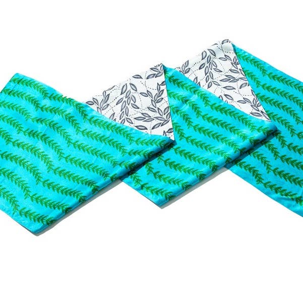 Charmeuse Duet - Zebra Turquoise for wholesale by Harshita's Designs