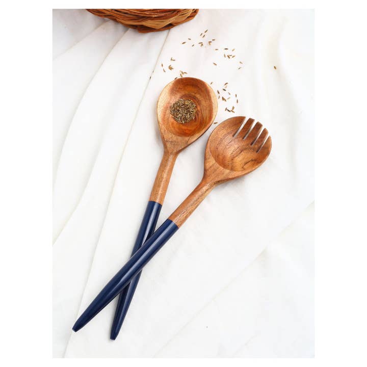 Harts & trä sallad Server 2- Piece Set (8) för wholesale av Tiramisu