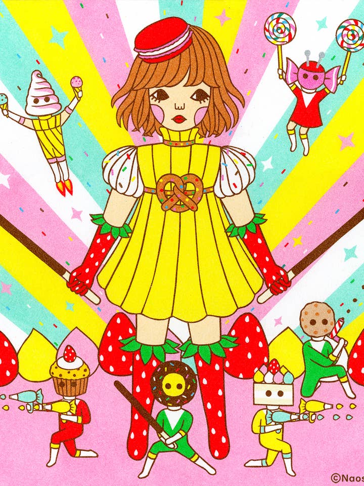 【13×19 Art Print】The Dessert Fighters for wholesale by Naoshi