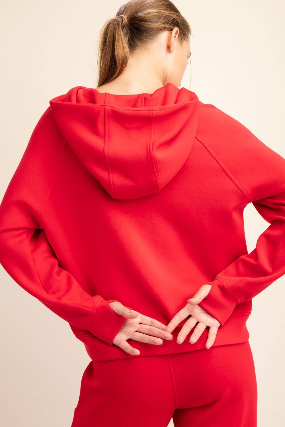 Rae Mode - Wholesale Hoodie - Women's - MODAL SCUBA QUARTER ZIP HODDIE JACKET27