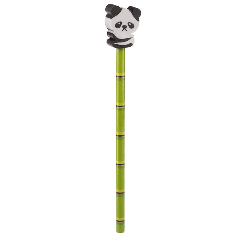 Puckator Ltd – wholesale Pencil – Cute Panda Pencil with Eraser Topper2
