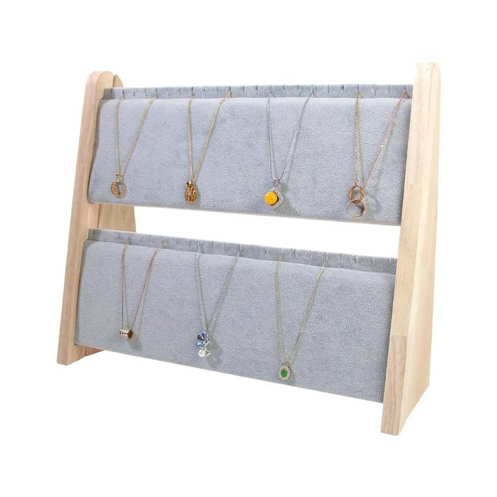 Ole - Wholesale Jewelry Stand & Display - Jewelry Vertical Necklace Bracelet Display Rack W18129