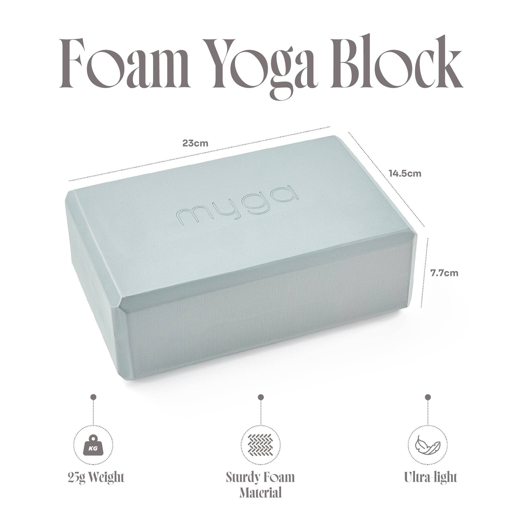 Myga - Wholesale Fitness Equipment - Foam Yoga Block - 6 Colours Available2