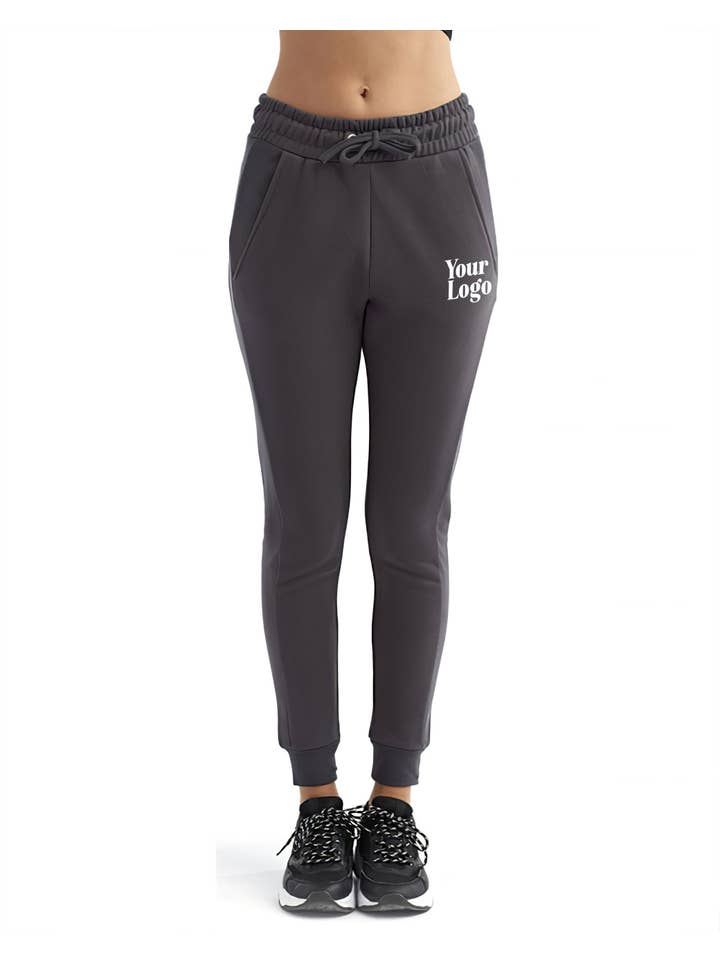 Nobullwoman Apparel - Wholesale Athletic Sweatpants/Joggers - Women's - CUSTOM LADIES' Small Business Fitted Jogger Pants1
