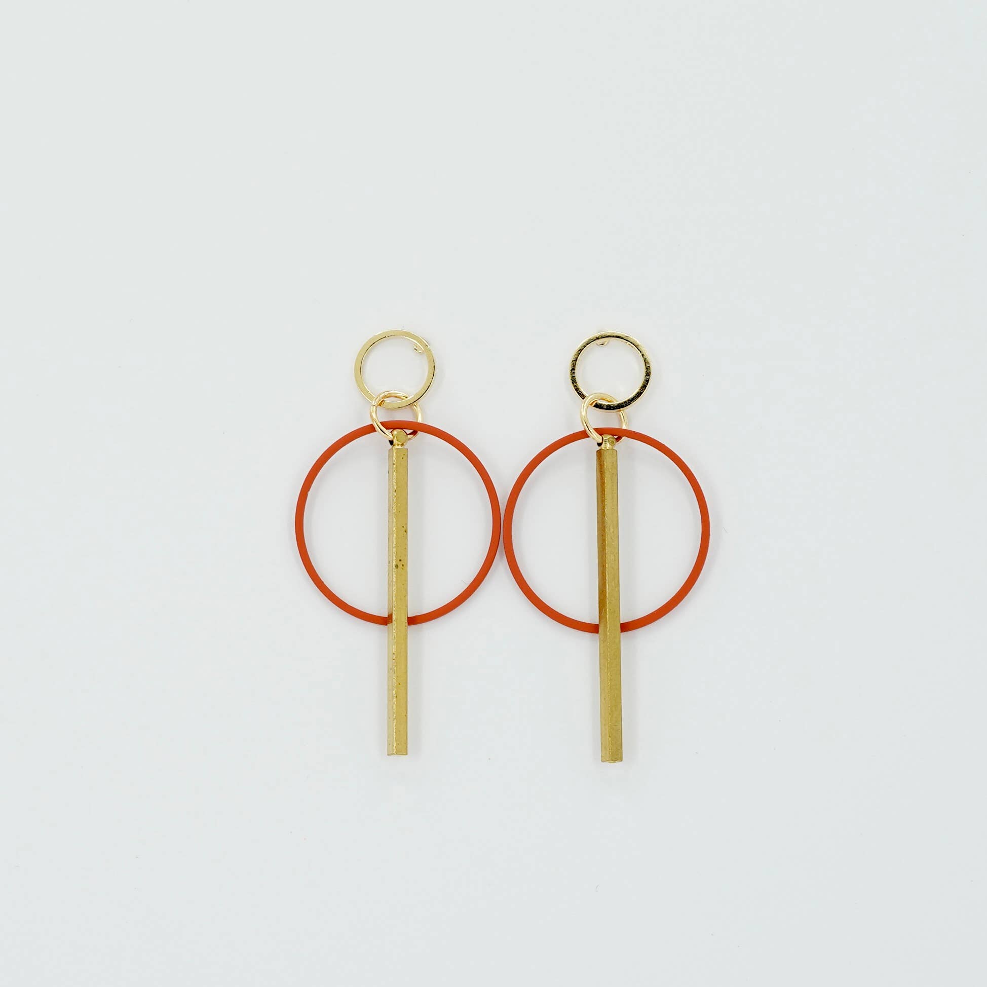 Copper Bee - Wholesale Dangle Earrings - Simple Lines Geometric Drop Earrings0