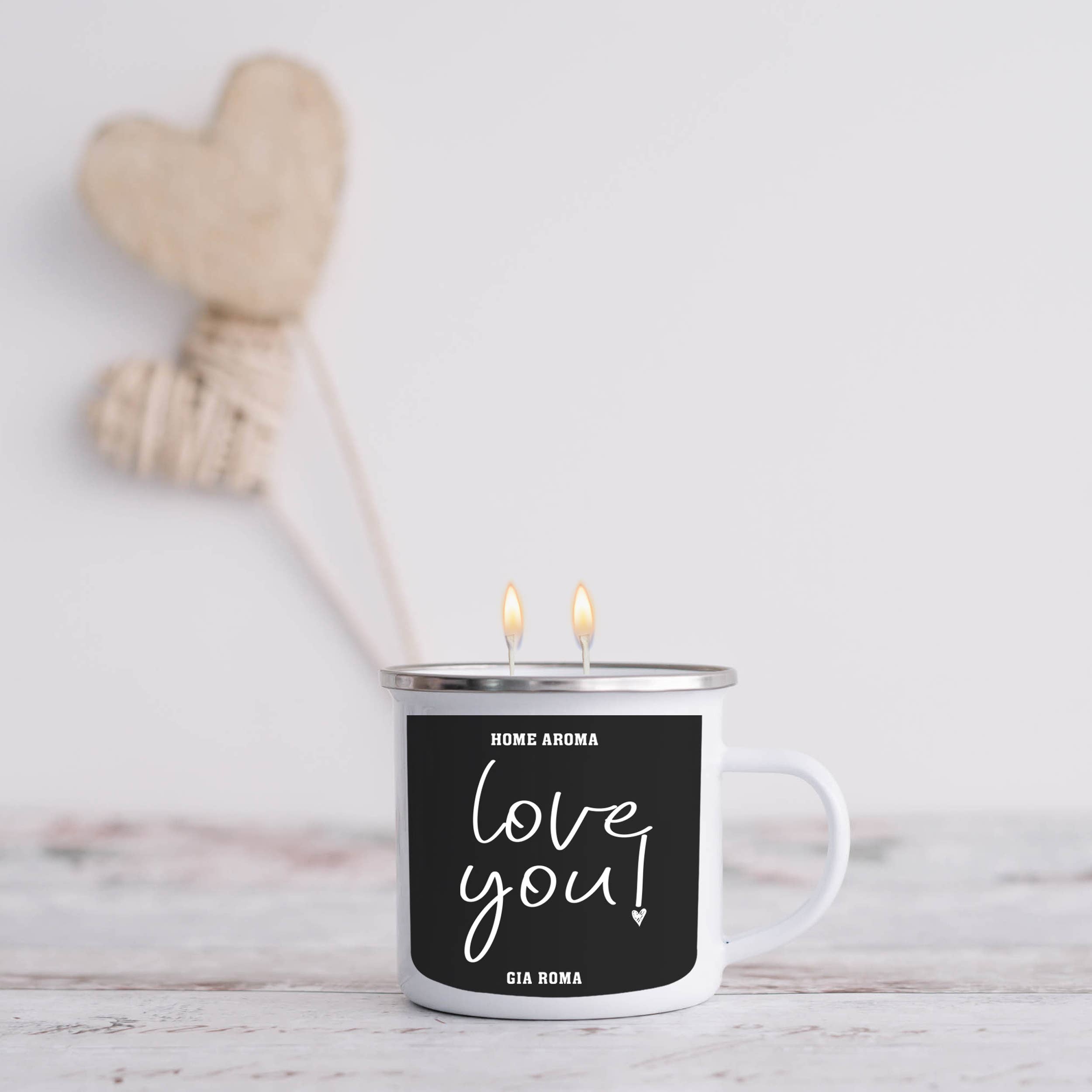 Gia Roma - Vendita all'ingrosso Candela in vasetto - Candele di San Valentino da 470 ml, regalo 'I Love You' per donne e uomini98