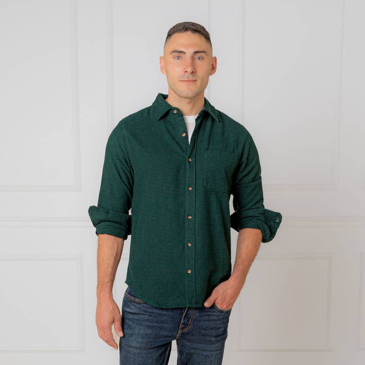 Organic Flannel Shirt for wholesale by Hope and Henry