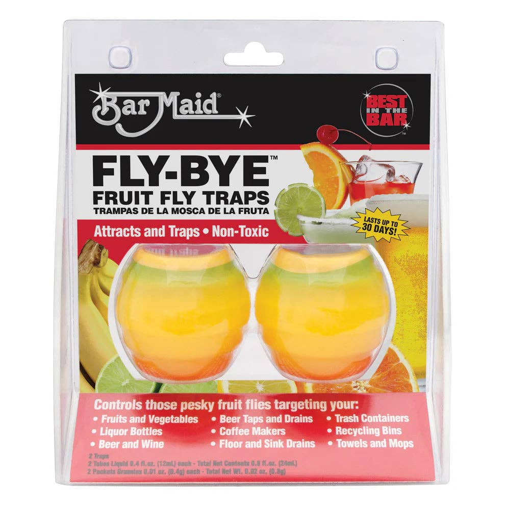 EcoQuality - Wholesale Fruit Basket - FLY-BYE, 2 Traps/Pack, 6/Case Non-Toxic  Bar Maid Fruit Fly Traps0