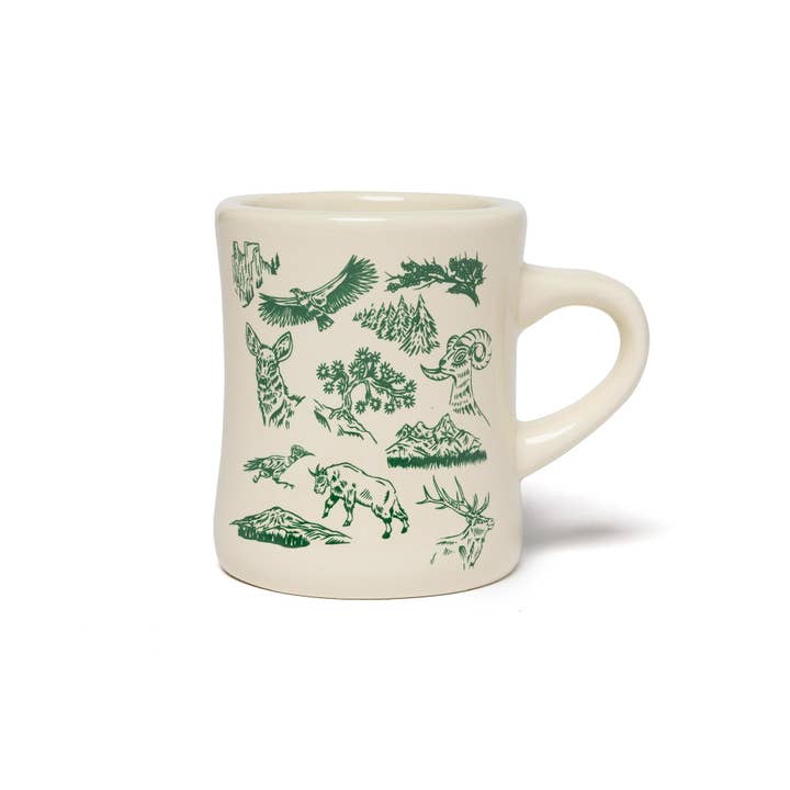 Multi Color National Park Naturalist Diner Mug for wholesale on Faire1