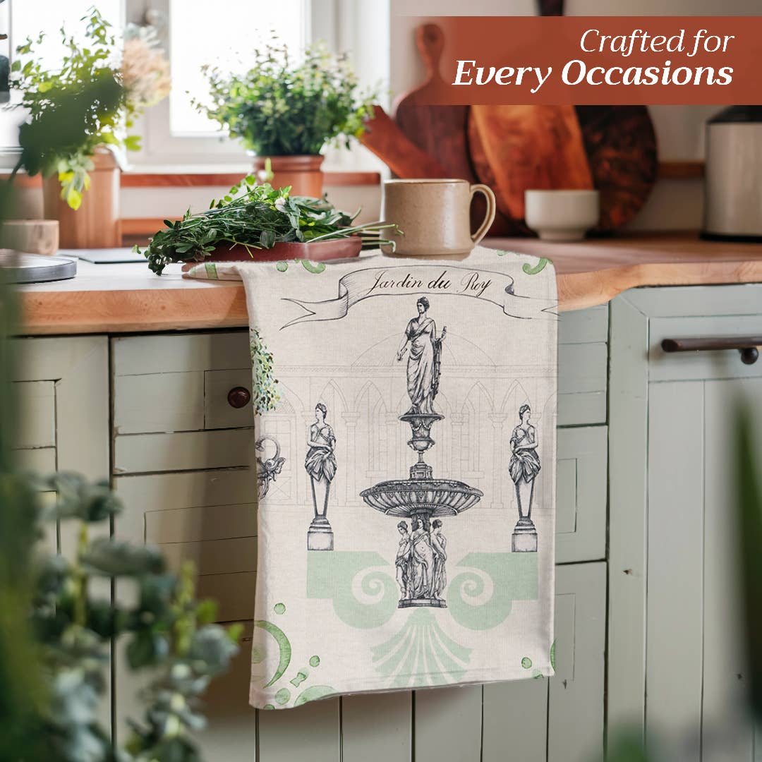 Maison d'Hermine - Design in Every Thread - Wholesale Tea Towel - Kitchen Towels 100% Cotton - Set of 2 - Jardin Du Roy4