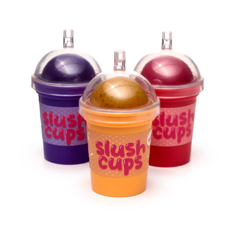 Puckator Ltd – wholesale Lip Balm – Exfoliating Lip Balm in a Slushy Cup Holder1