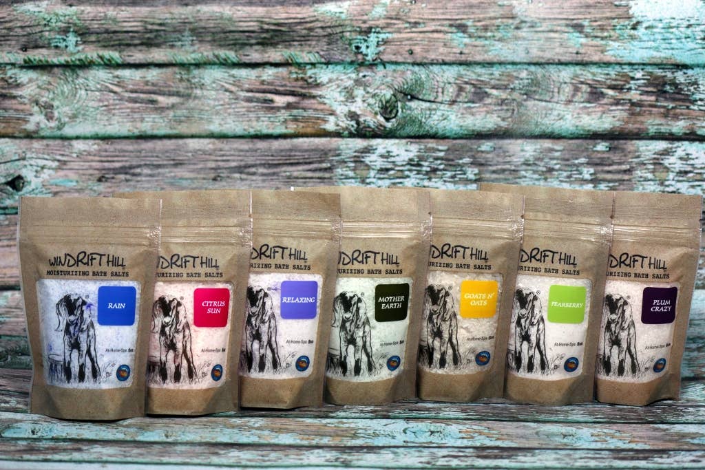 Windrift Hill Goat Milk Skincare - Wholesale Bath Salts - Citrus Sun Bath Salt | Uplifting Essential Oil Soak3