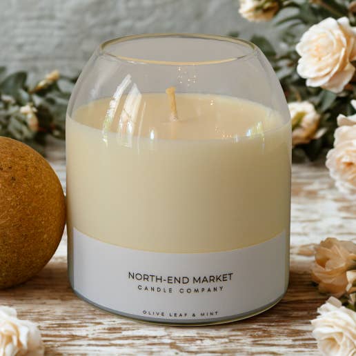 Boho Elegance 11oz candle for wholesale by North-End Market Candle Co.