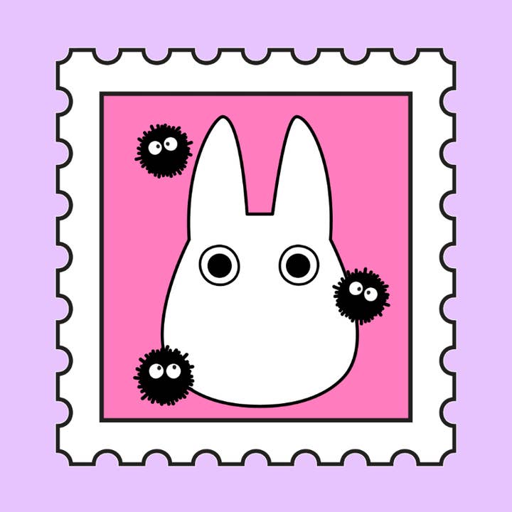 Shadows of Sunshine - Wholesale Sticker - Totoros & Sprites Stamp Sticker0