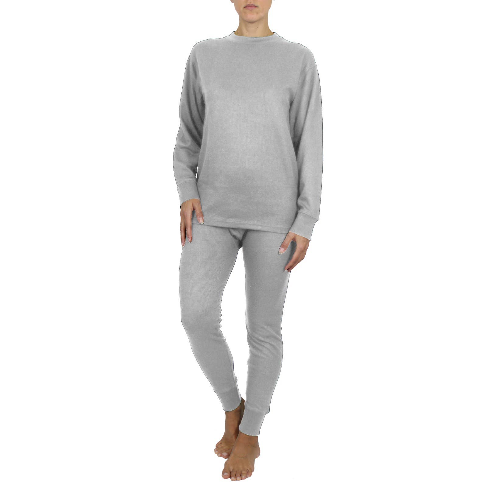 Galaxy By Harvic – Großhandel Loungewear-Set – Damen – Damen 2-teiliges leichtes Thermo-Set aus Oberteil und Unterteil4