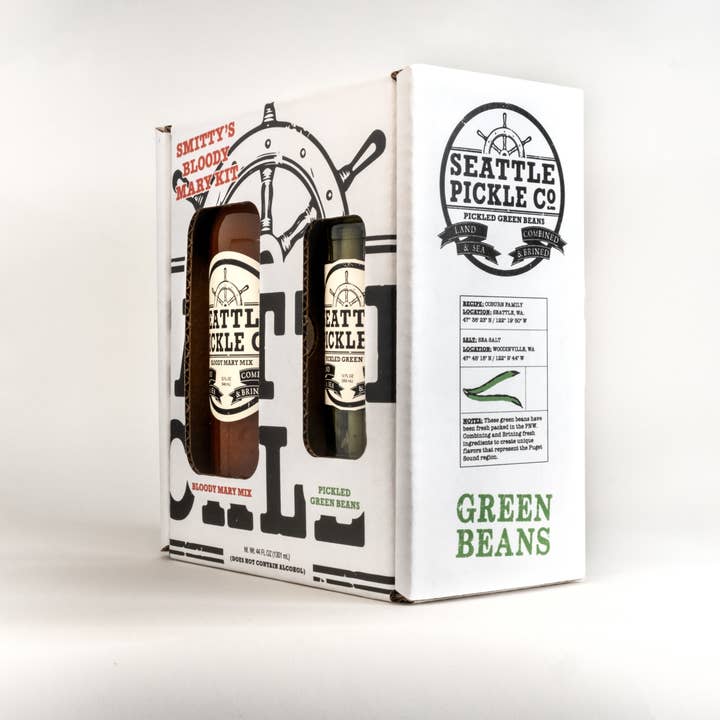 Seattle Pickle Co - Wholesale Cocktail Mix/Syrup - Smitty's 'Mary Mix - GIFT SET2