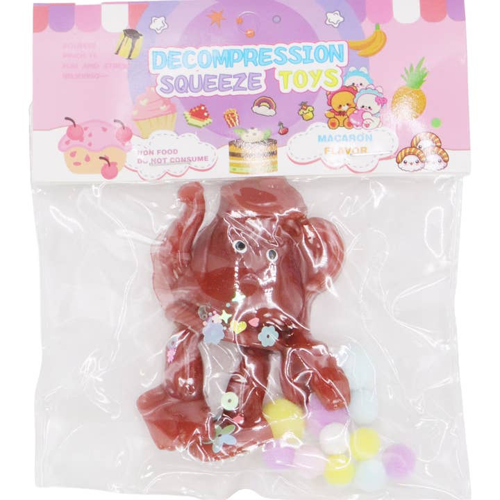 ASSORTED Brain Rot Memes Mochi Pom Pom Squishy Bag - 20 pcs for wholesale on Faire10