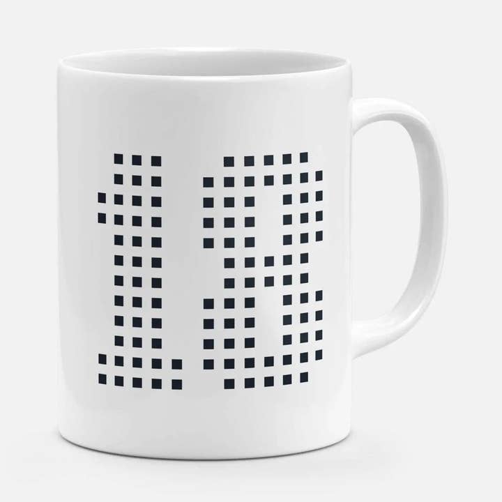 Birthday Number 11oz Mug IV for wholesale by The Design Craft