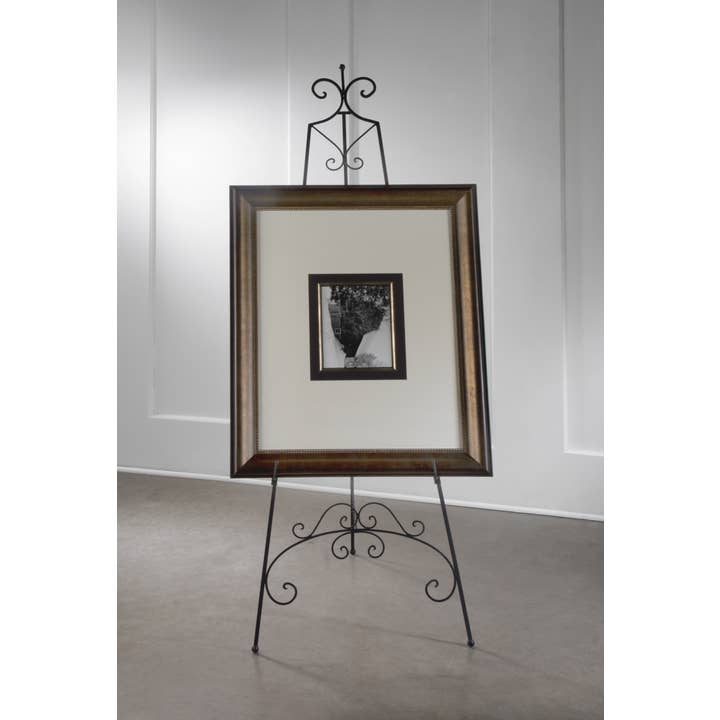 Tripar International – wholesale Staffli – 65" svart metall golv staffli
