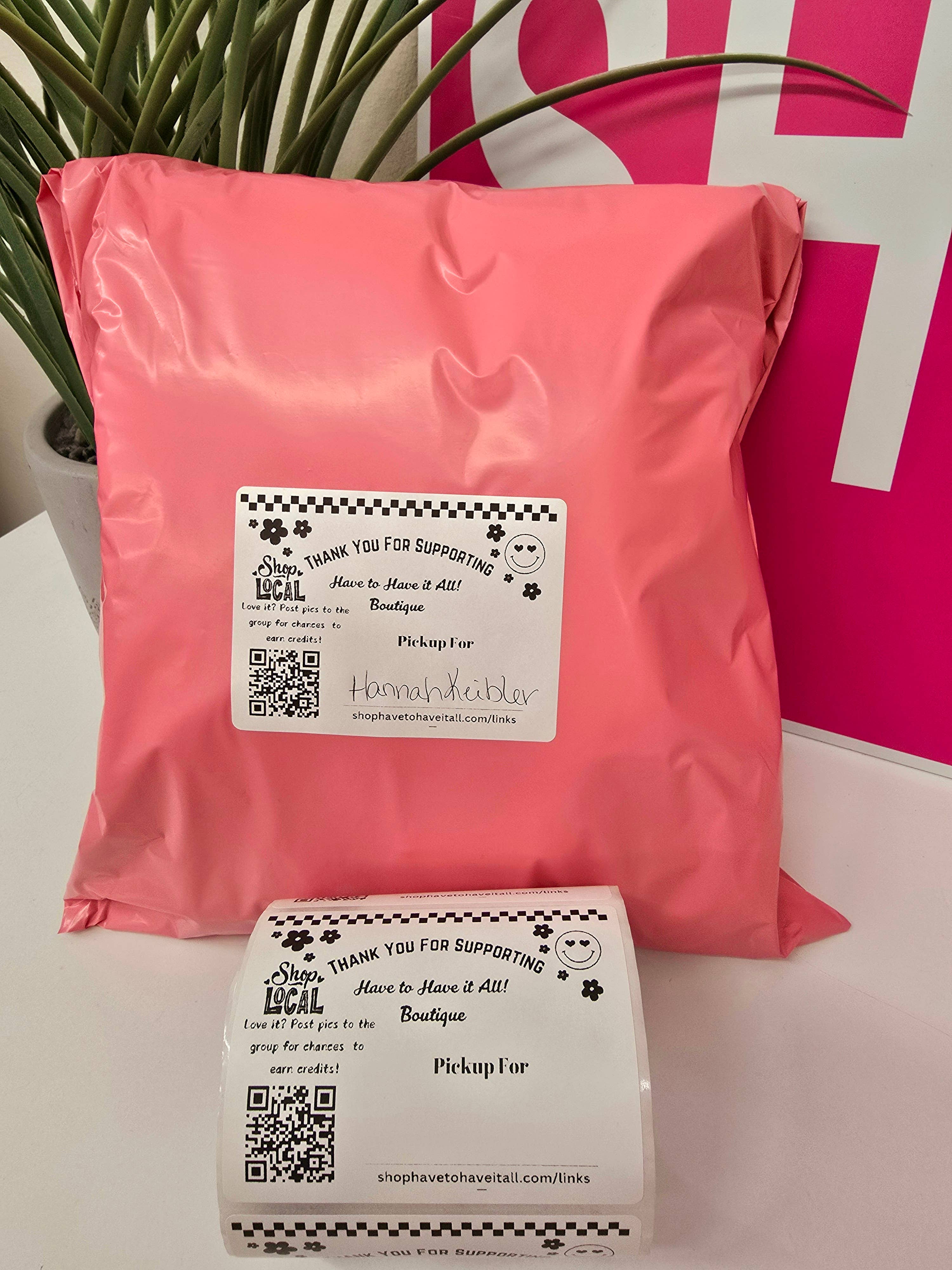 Prissy Krisie Wholesale - Vendita all'ingrosso Etichette per indirizzo - 500 etichette personalizzate per pickup0